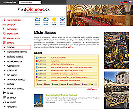 Webový portál www.visitolomouc.cz