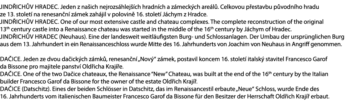 Jind ich v Hradec. Jeden z na ich nejrozs hlej ch hradn ch a z meck ch are l . Celkovou p estavbu p vodn ho hradu ze...