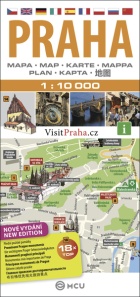Praha - plán města 1:10000, Foto: Archiv Vydavatelství MCU s.r.o.