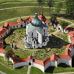 Kostel sv. Jana Nepomuckého na Zelené hoře u Žďáru nad Sázavou, Foto: Archiv Vydavatelství MCU s.r.o.