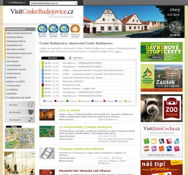 VisitBohemia.cz - soustava turistických informačních portálů