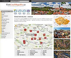 Webový portál www.visitczechrepublic.cz