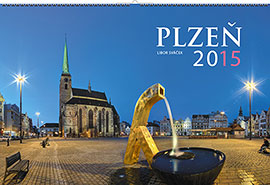 Nástěnný kalendář Plzeň