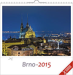 Pohlednicový kalendář Brno