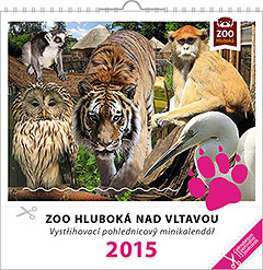 Pohlednicový kalendář ZOO Hluboká nad Vltavou