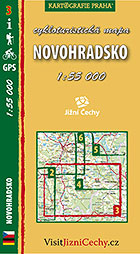 Novohradsko, cykloturistická mapa 1 : 55 000