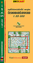 Českobudějovicko, cykloturistická mapa 1 : 55 000