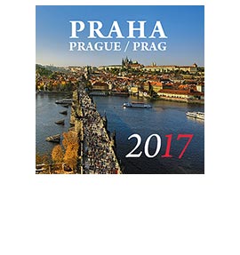 Nástěnný kalendář Praha 2017