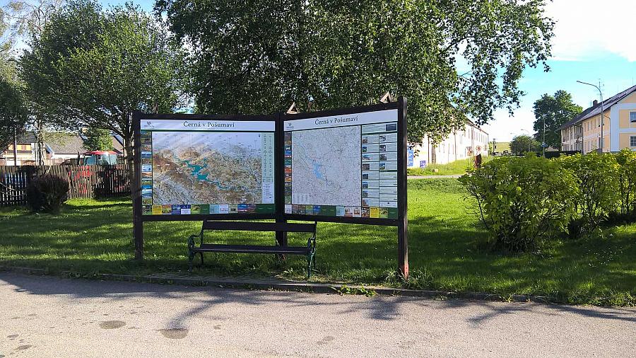 Černá v Pošumaví - čerpací stanice