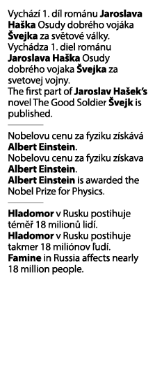 Vych z 1. d l rom nu Jaroslava Ha ka Osudy dobr ho voj ka  vejka za sv tov  v lky. Vych dza 1. diel rom nu Jaroslava...