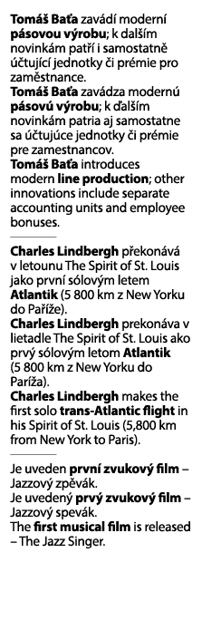 Tom  Ba a zav d  modern  p sovou v robu; k dal  m novink m pat   i samostatn    tuj c  jednotky  i pr mie pro zam st...